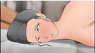 Plowed - gameplay - roleplay - granny big ass and hairy cunt shown before going bed
