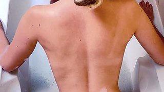 My hot cum addict step sister loves deepthroating for a