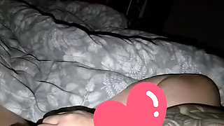 Auntie comes into room at night to hamdjob his cock
