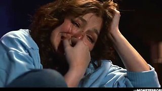 Lesbian Sleepover Turns into Werewolf Horror - Ashley Lane & Leana Lovings Get Monster Fucked