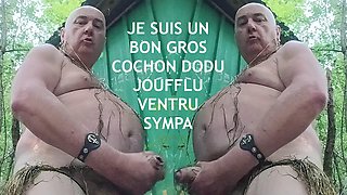 Chubby Pascal Strokes His Cock in Piss He Swigs Before Sneaking to Wild Spot for Fetish Play Bey
