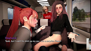 Innocent 18 Plus Teens Are Fucked in a Train