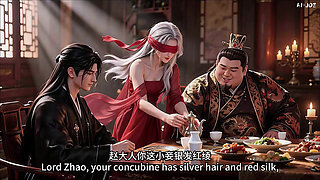 Cuckold Husband Watches Fat Bull Fuck His Blindfolded Red Concubine Ai-generated