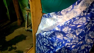 Tamil Desi House Wife Aunty Saree Changing Village House