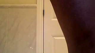 Amateur striptease and Solo masturbation