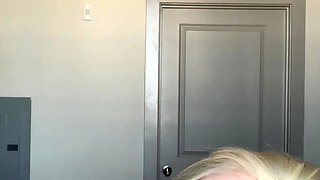 Blonde tight pussy babe solo toy fun in glamour masturbation