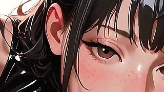 Cute Girl Sloppy Blowjob Anime Hentai