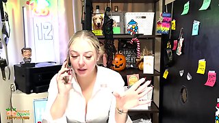 166 Ochw Secretary Gloryhole And John Cocktoasten With Lucky Kay Love