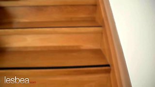 Lesbea Katy Rose lesbian tribbing climax and Pussy Eating face-sitting