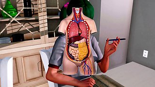 3D animated fun with an Asian slut in wild adult games