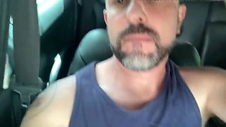 Amateur Brazilian Redhead MILF Wife Gives Intense Blowjob Close Up in Park