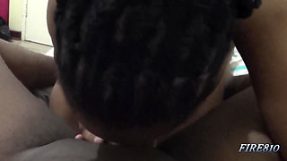 Exploding a Huge Nut in Her Mouth