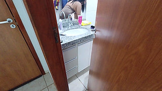 Camera on Hot Stepcousin in the Shower - I Can't Wait to Fuck Her