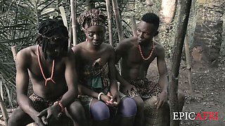 Blowjob sex with captivating hoochie from Epic Afri