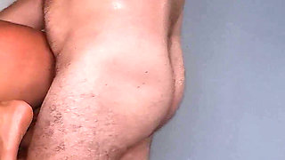 Tiny Tattooed Asian Fucked Hard on Kitchen Table - Size Difference, Blowjob & Mega Shaking Orgasm