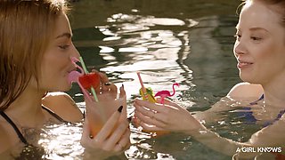 Lottie Magne Charms in Wild Poolside Orgasm Scene