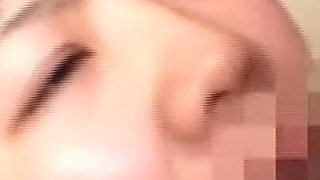 Teen Brunette Gets Passionate Bedroom Facial From Lover