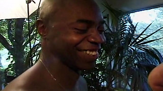 Interracial Swinger Party with Two Superb Blonde Babes