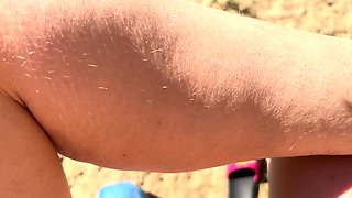 Trimming my hairy bush and hairy legs with machine