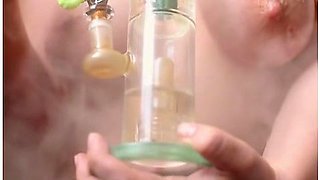 Soapy Bong Hit In The Shower