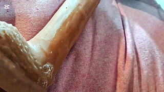 Asian solo fun with toy