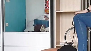 Masked female dominates her pet slave: Part 1