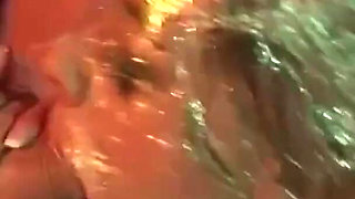 Sub blonde babe gets dp slammed by two horny guys