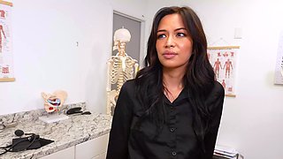 Doctor Gropes Asian Patient on Exam Table