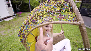 Dont Break Me - Stunning Blonde Riley Star Takes Logan's Long Cock to the Balls & Enjoys a Messy Face Cumshot
