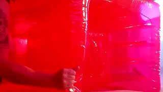 Big boobed Memphis Monroe masturbates in stocking