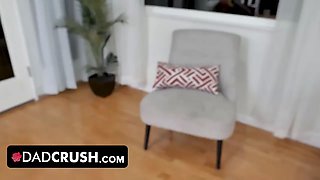 Dad Crush - sumptuous blondie chick with glasses gets her pussy fucked by stepdaddy while testing