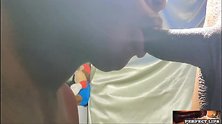 She Wouldn't Stop Sucking Dick Slurping Him Until He Nut!!!