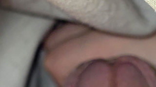 Step Son Beg Me To Stop this Handjob under blanket