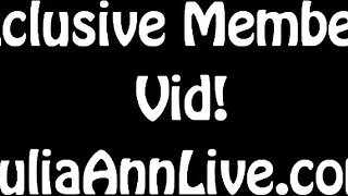Julia Ann Live - bj dirt