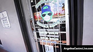 Classy Angelina Castro at petite scene