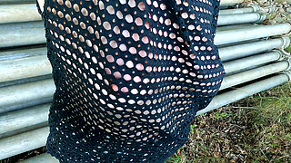 Right Next to the Cornfield, Her Tits Beaten