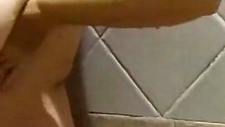 Now I will take off my bikini in the bathroom and take shower... come and see me completely naked and play with water...