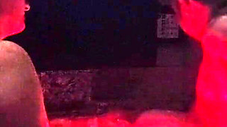 Japanese Love Hotel Open Air Spa Bath - Homemade Romantic Anniversary Sex Tape on Vacation in Tokyo