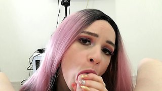 Real amateur slut gloryhole blowjob cumshot