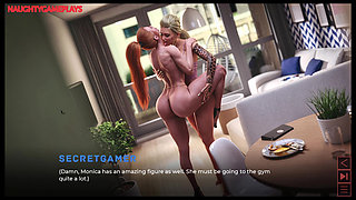 Lesbian Stepmom Kissing Sexy BBW MILF She doesn't Know He Was Watching All - The Synthetic 06 By Carbon