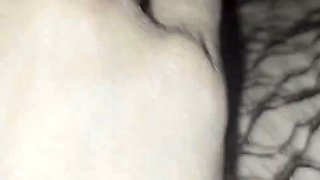 Hubby eats his wife's messy bbc creampie after bbc bull