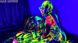 Uv Wet and Messy Gimpy Double Fisting 4K with Patricia