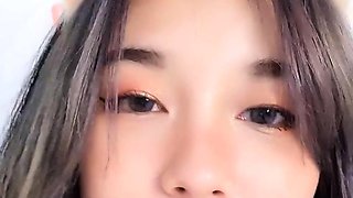 Close up Asian sex scene with cunt around her dick