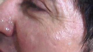Princesses Cum Eating Footboy. Chastity Sperm Drinking Slave Dominated Under Feet with Reserve Footjob.