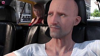 Future Money Man Flashes Panties Spreading Legs for Old Taxi Driver