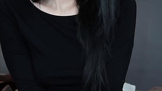 Pussy masturbation in close up with gorgeous blonde teen