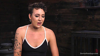Sex Slave Lilith Luxe Humiliated with Head Shaving and Orgasms