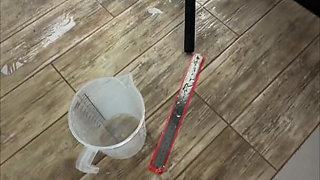Extreme Long Distance - Powerful Pee Flow From a Full Bladder - Measuring the Distance of Urination