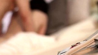 Amateur blonde girlfriend homemade blowjob and handjob