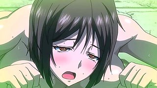 Outdoor pleasure with sex toys in hentai video